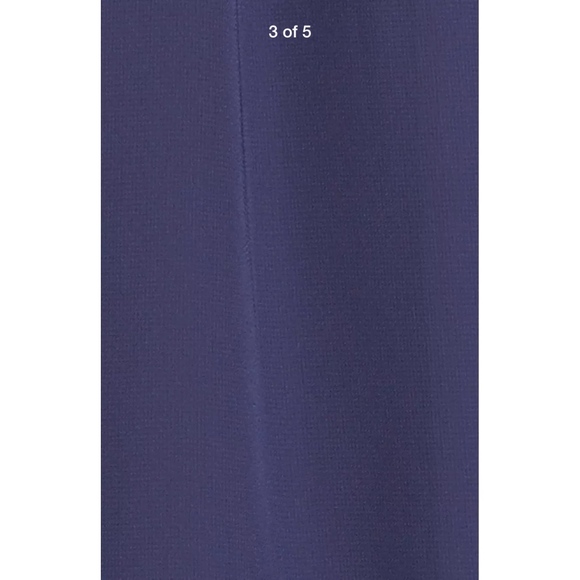 NWT JS Collections Embellished Chiffon Gown Navy Blue [SIZE 14‎ ] - Picture 2 of 6